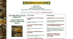 Desktop Screenshot of herbmagic.com